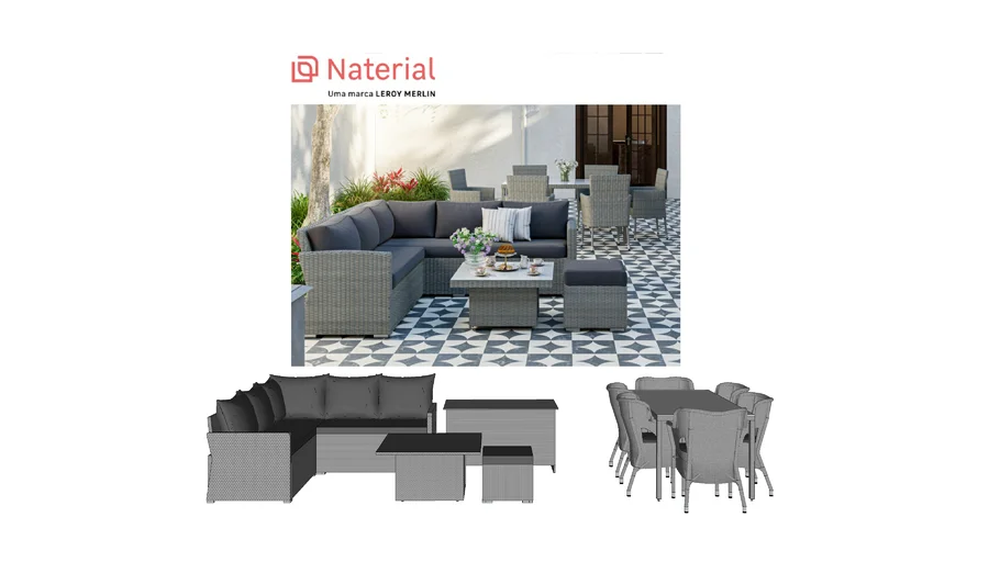 Móvel Linha Davos Naterial Leroy Merlin