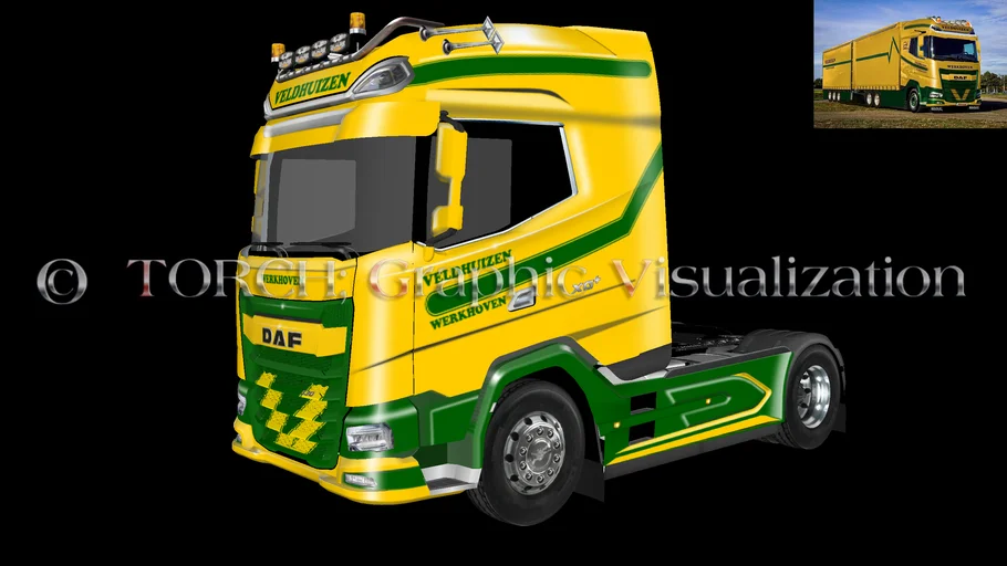 Daf XG+ Veldhuizen Transport Werkhoven