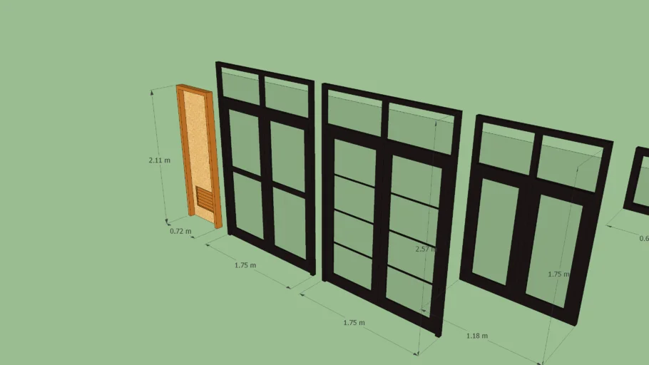 Kusen Aluminium Residesial Set