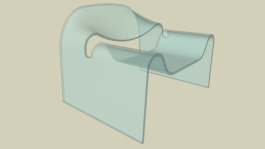 Ghost chair. Cini Boeri