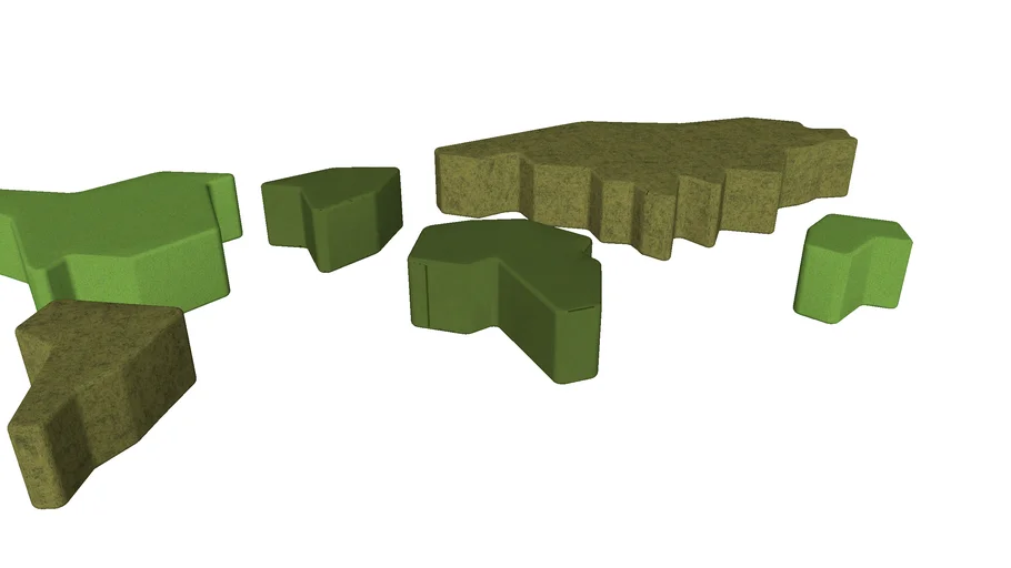 Ottomap sofa 世界地图