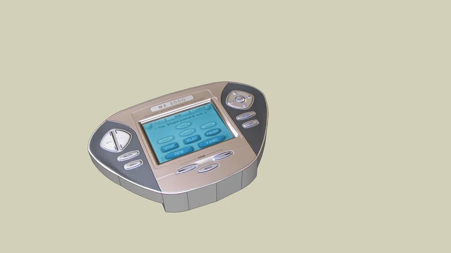 MX-3000 Universal Remote Control Device | 3D Warehouse
