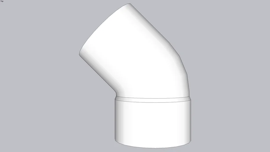 CODO PVC 45º*4"