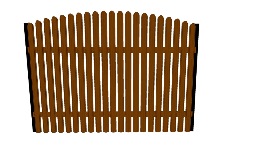koneslonpro fence 3м забор-штакетник (Zaun)