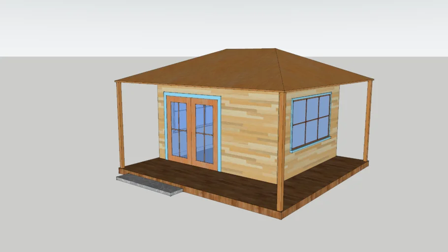 Summer house with verandah