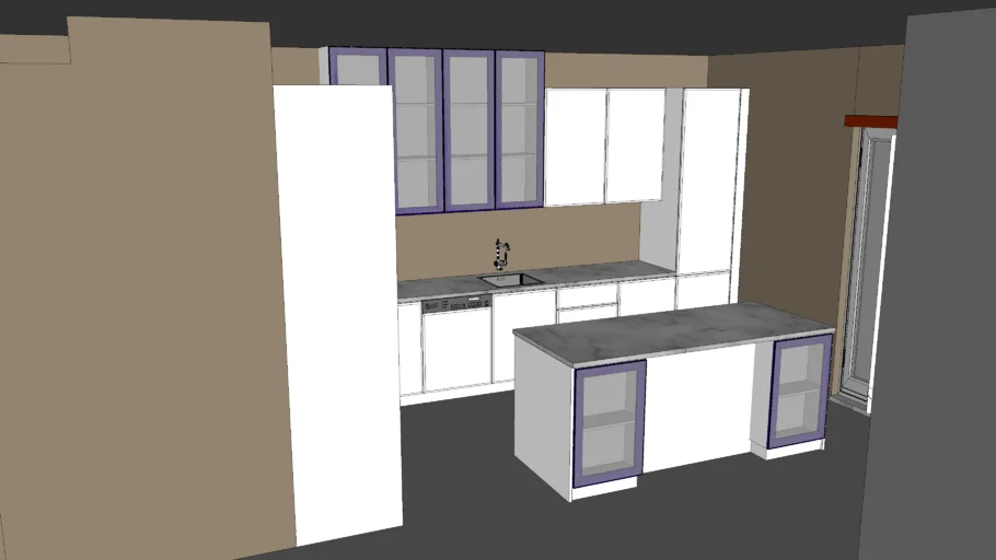 L type kitchen | 3D Warehouse