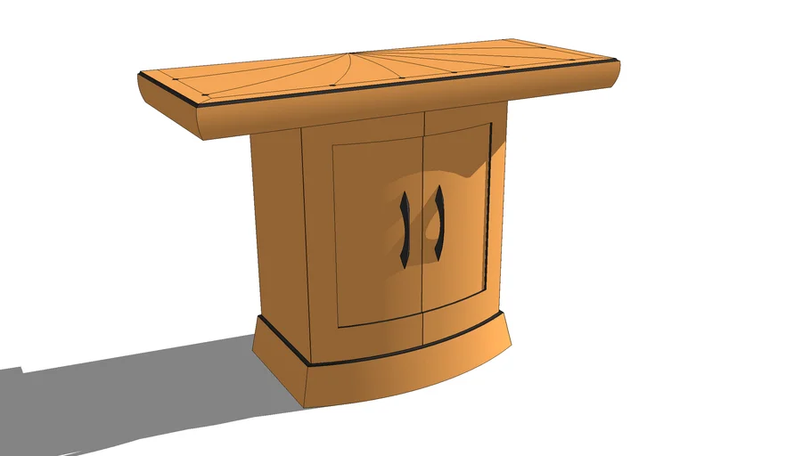 Console Cabinet | 3D Warehouse