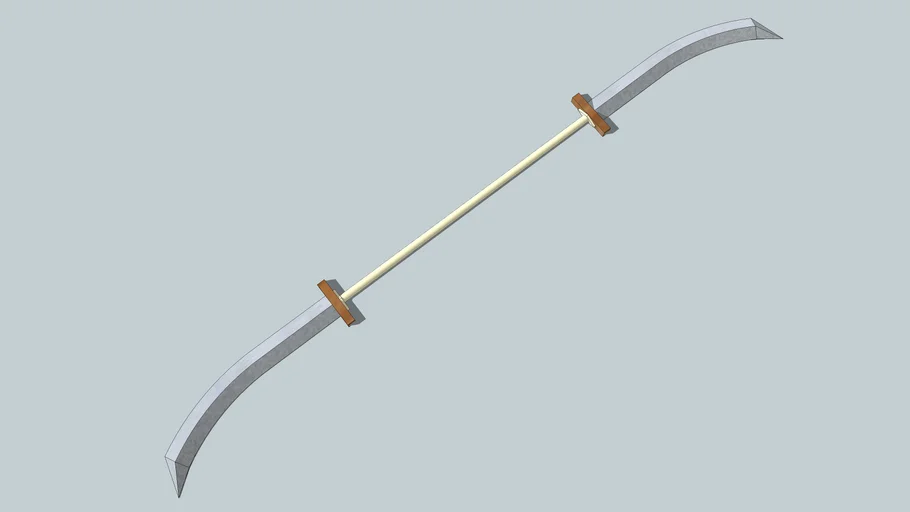 Double Bladed Polearm