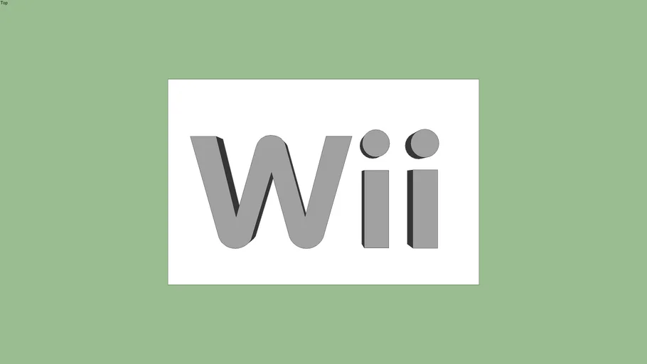 3D Wii logo