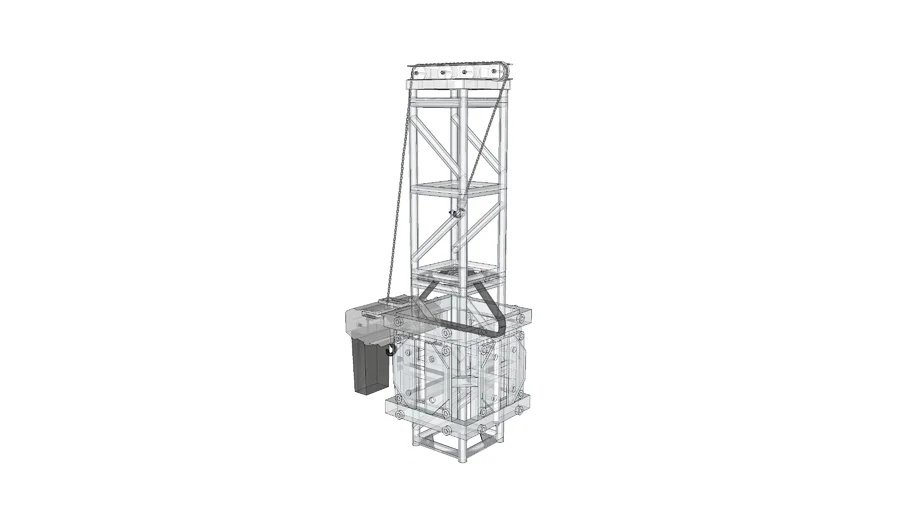 Rigging Truss Box 60x60cm & 40x40cm with Sling Chain Shackle