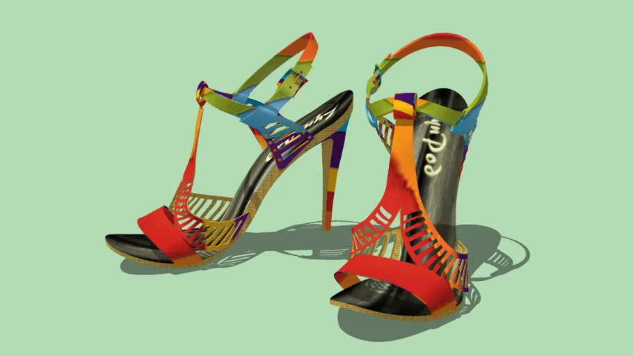 "GUCCI".... Carnival.... Sandals... No. 2.   of 5...