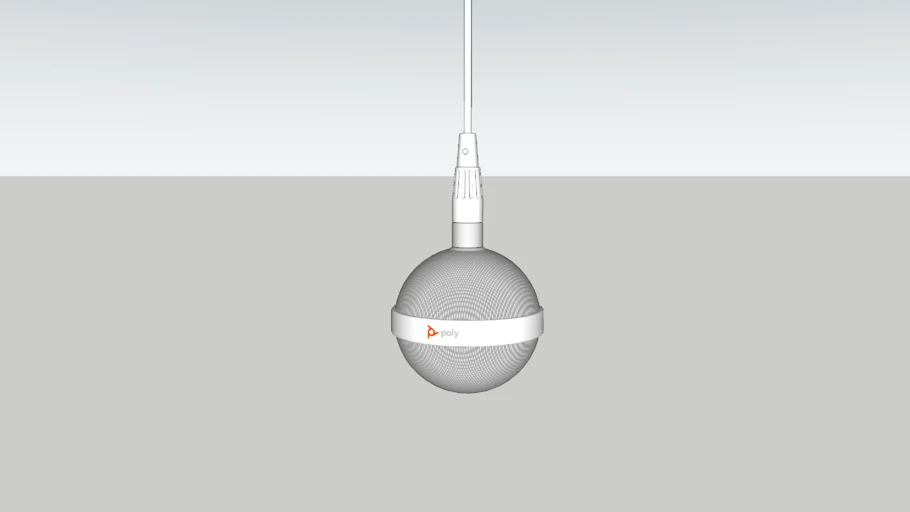 Poly Ceiling Microphone Array - White