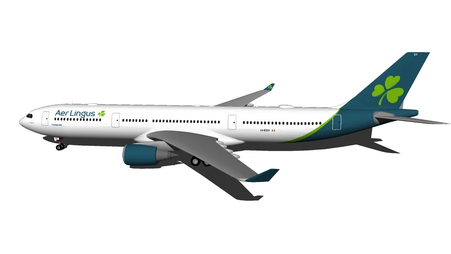 Aer Lingus Airbus A330-302 EI-EDY "St Munchin (Maincín)" (New Livery 2019) (Wi-Fi Dome)
