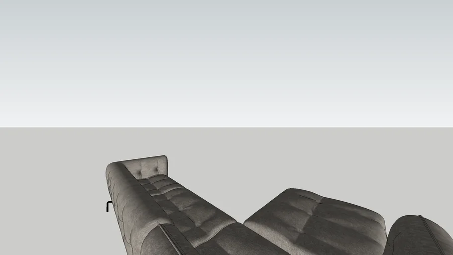 Velvet Corner Sofa