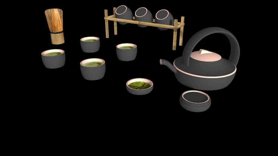 Modern Japanese Tea Set