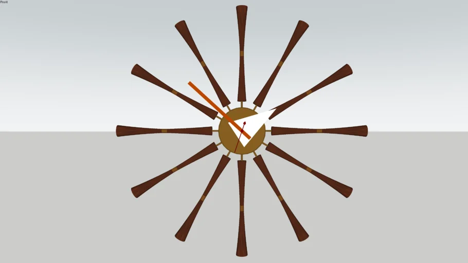 Vitra nelson spindle clock