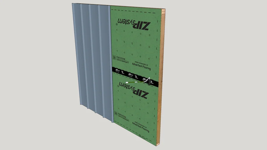 Metal Siding with ZIP System