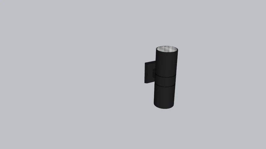 Modern Outdoor Wall Sconce with 2 Up & Down Lights