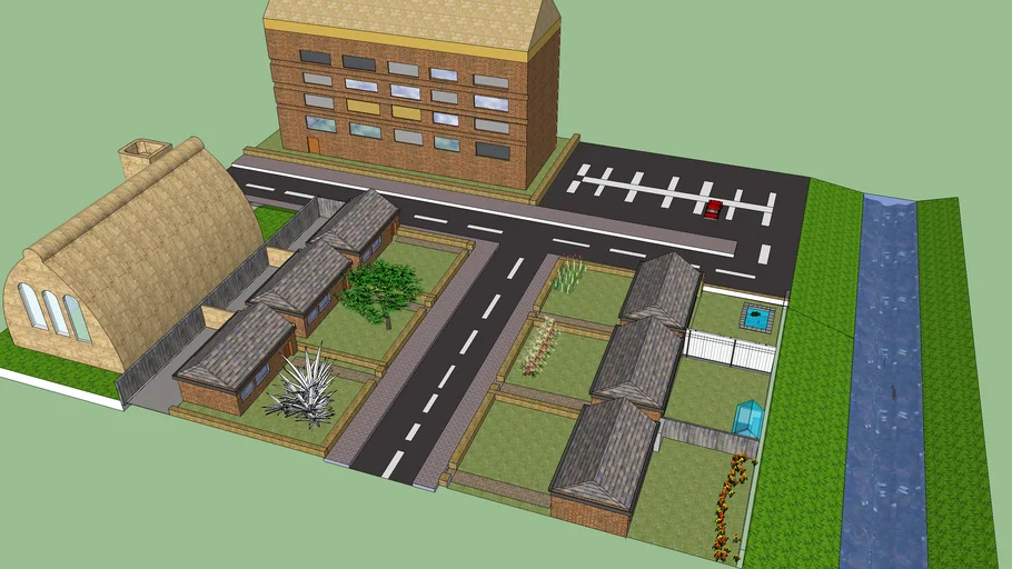 mini housing estate