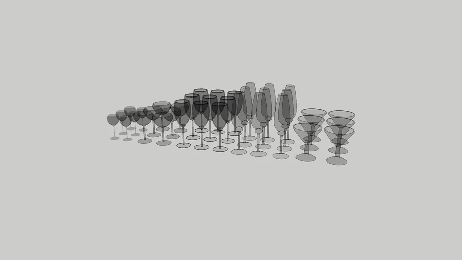 Taças de Cristal