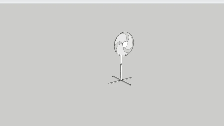 Standing 3 Blade Fan