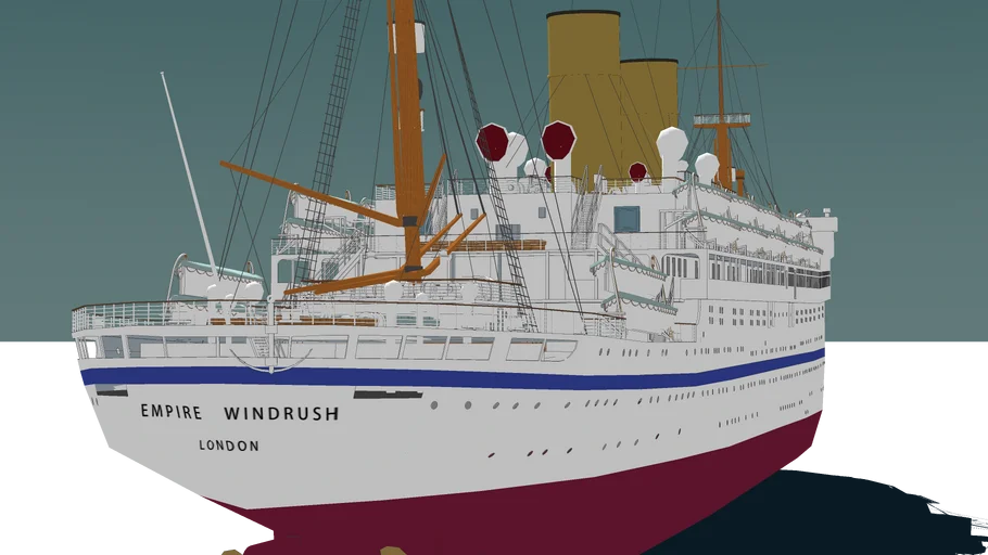 76; HMT 'Empire Windrush', 1948