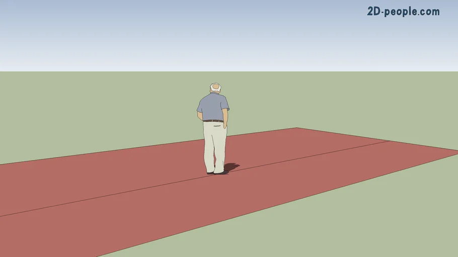 2D people - old man