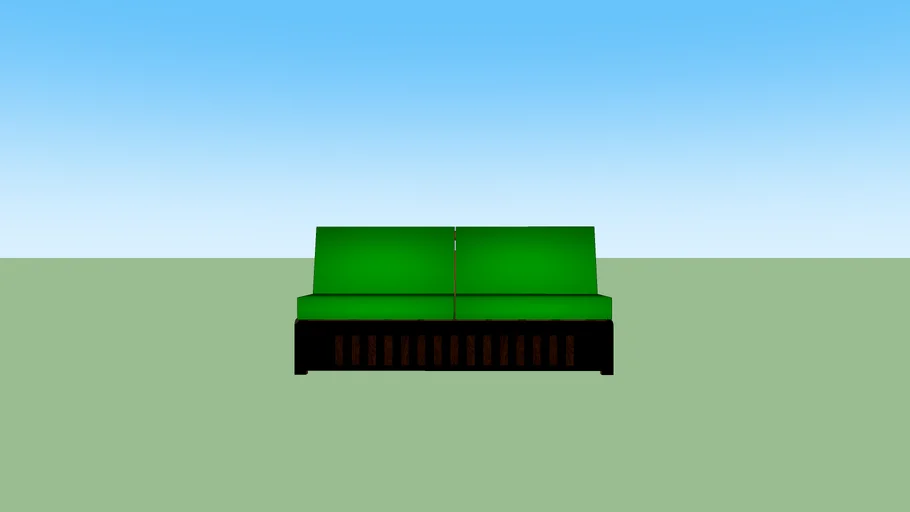 Futon Couch with storage drawer | 3D Warehouse