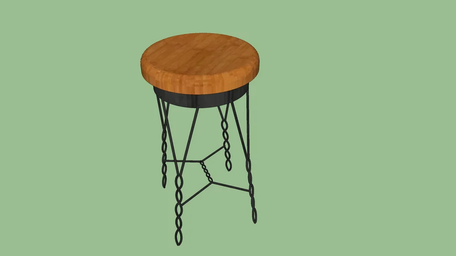 Ice cream parlor stool, mexican cantina stool