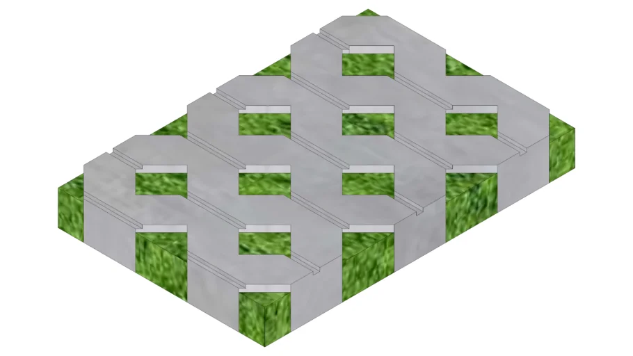 Grass Block 45x30x6