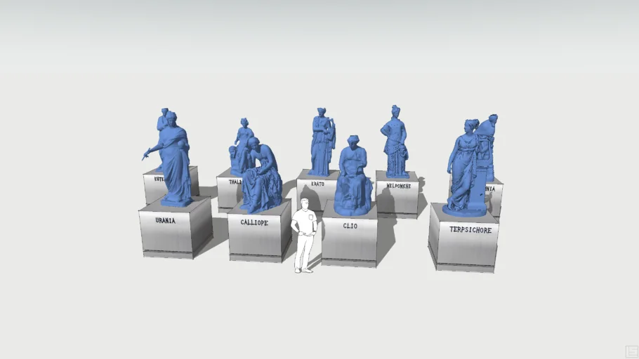the Greek Muses Sculptures