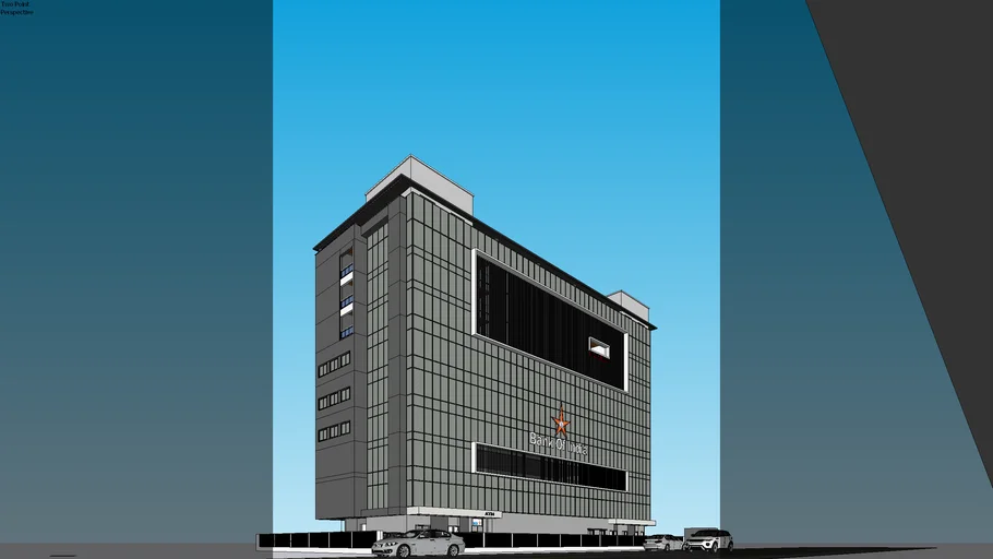 Glass Facade Building in india