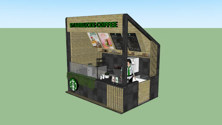 Starbucks Food Stall Design
