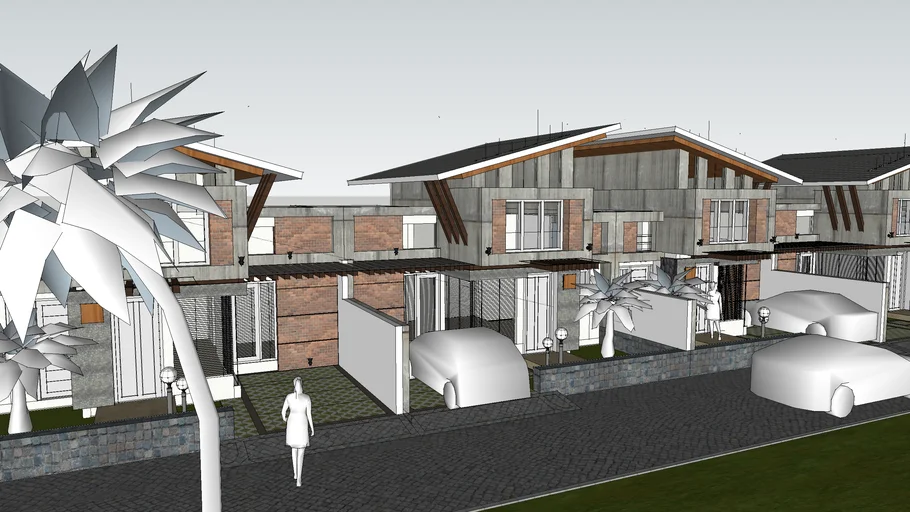 Desain rumah industrial