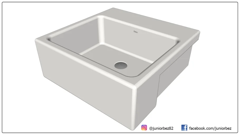 Cuba de semi-encaixe com mesa Deca L830 - (dinâmica)