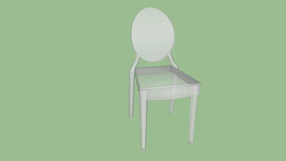 Armless Ghost Chair