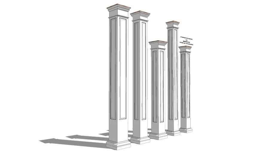 Square Panel Columns