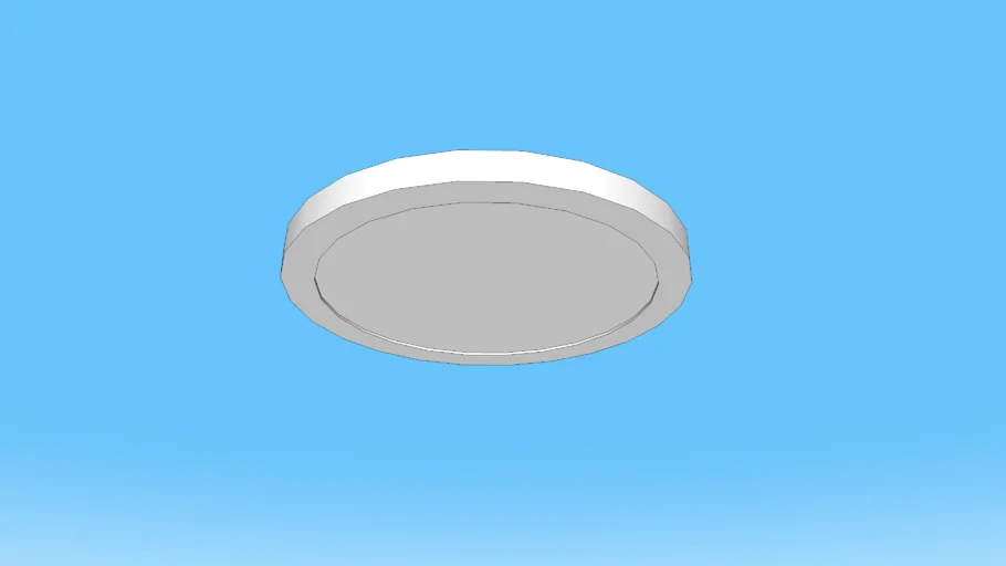 PLAFON DE LED SOBREPOR REDONDO JÁ CONFIGURADO .