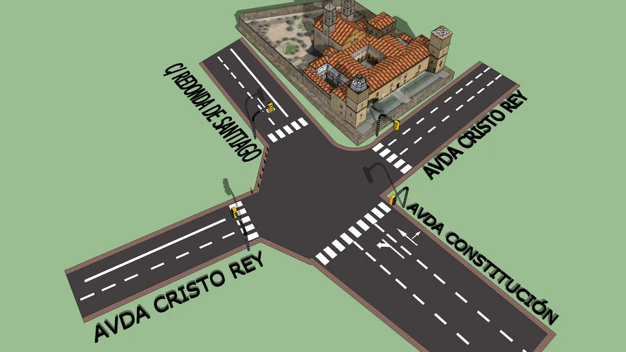 Cruce Hospital de Santiago de Ubeda