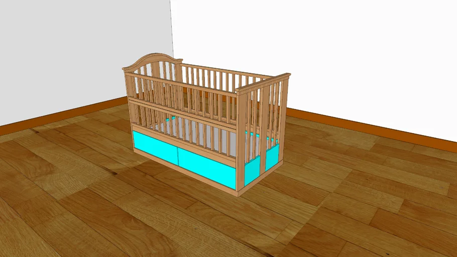 Cuna madera para bebe