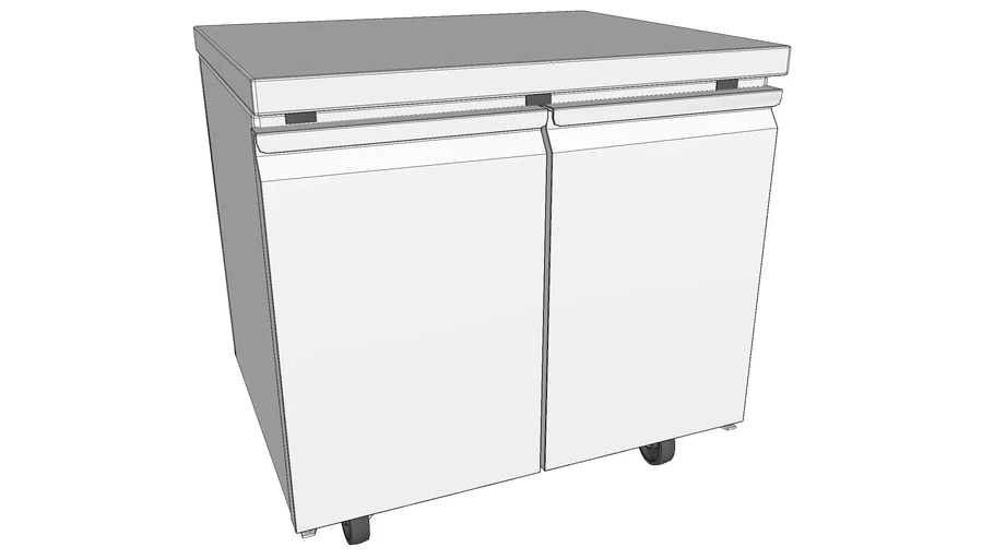 Avantco SS-UC-36R-HC Undercounter Refrigerator