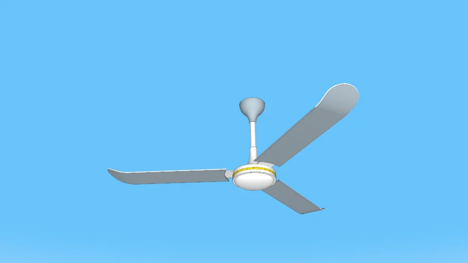 Basic paintable industrial ceiling fan