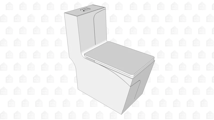Vaso Sanitário Monobloco Topázio Pingoo.casa - Branco