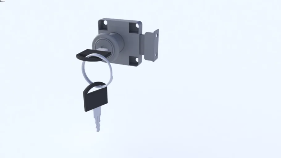 Cerradura cajón cuadrada | Square drawer lock