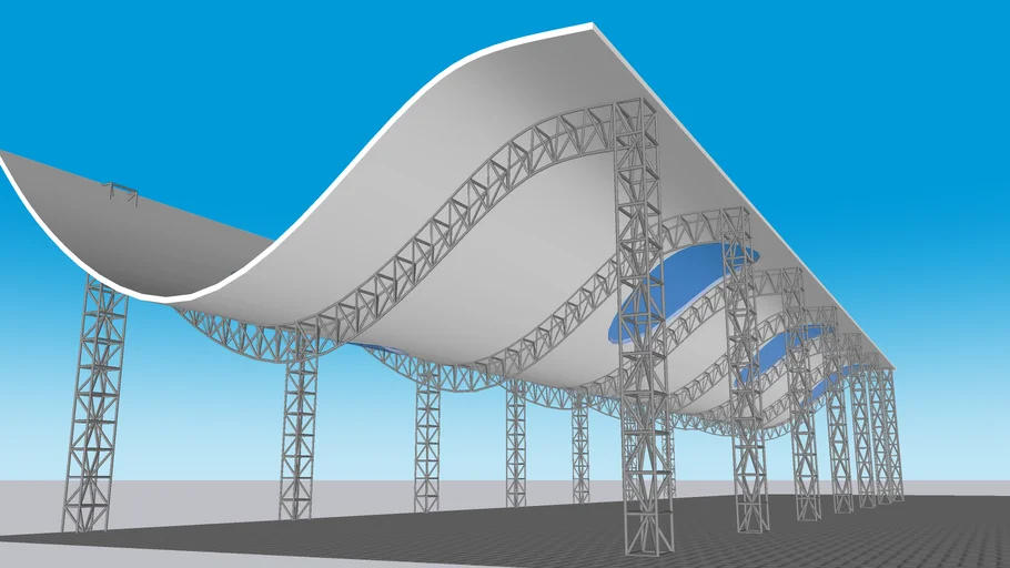 space frame structure | 3D Warehouse