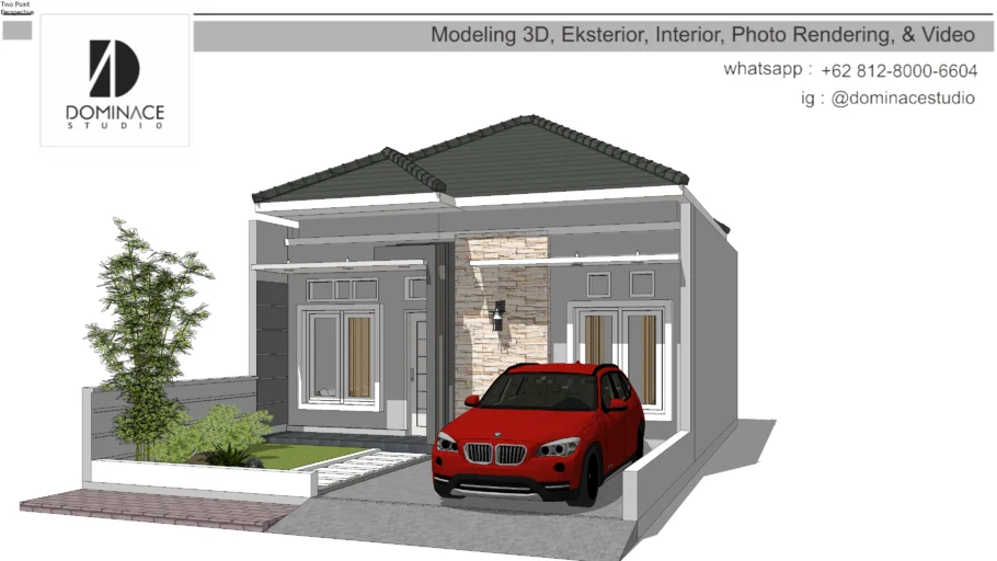 Contoh rumah cluster | 2019