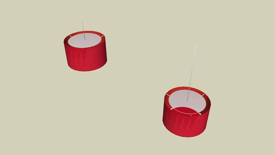 Red lamps