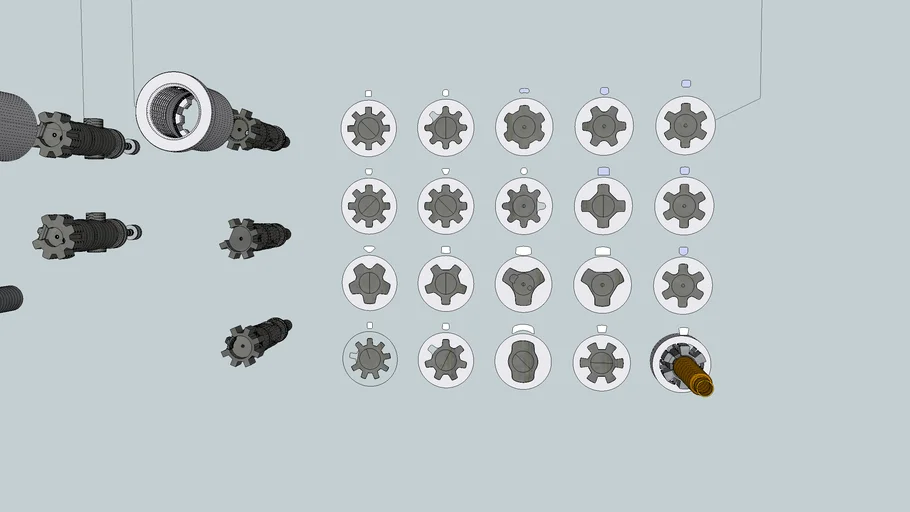AR-15 & AR-10 bolt lug design study