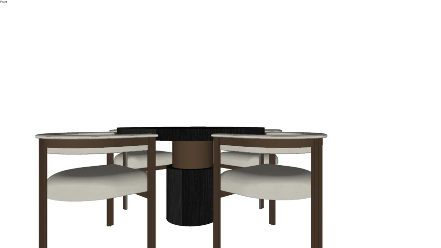 Mesa de jantar redonda