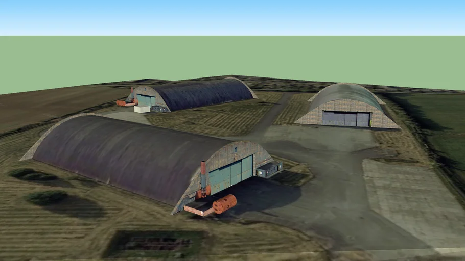 L Type Hangars2, Colerne Airfield, Wiltshire